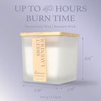 Scented Candle, 7.04 oz Lavender Aromatherapy Candle, Natural Soy Wax - Image 6