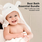 6-Pack Baby Washcloths – Soft Absorbent Viscose from Bamboo Washcloths - Image 9