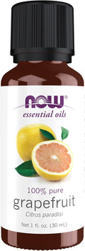 NOW Essential Oils, Grapefruit Oil, Sweet Citrus Aromatherapy Scent, Cold by NOW