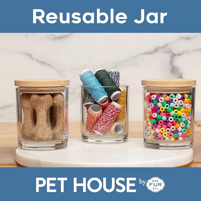 Pet House Candles, Plant-Based Pet Candle Clean Burning, 60 Hour Burn Time - Image 9