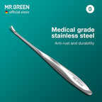 MR.GREEN Cuticle Pusher Dead Skin Remover Stainless Steel Manicure Tools - Image 6