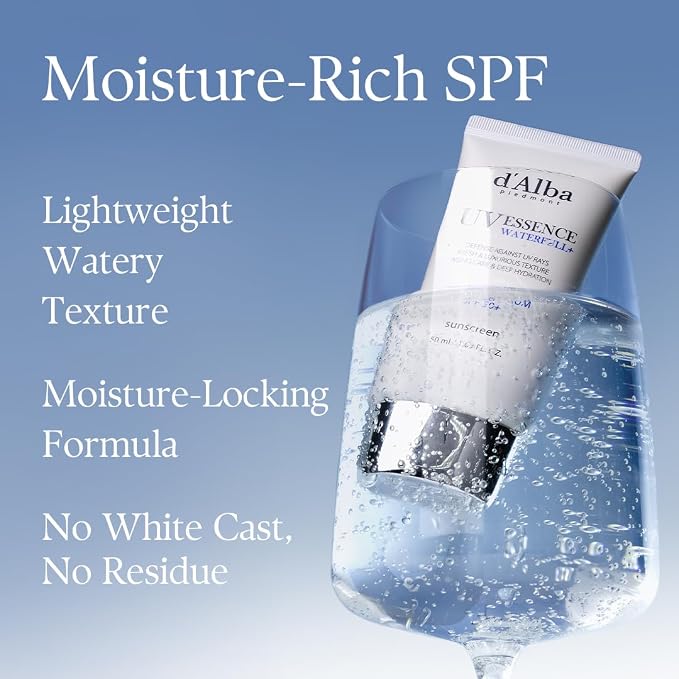 d'alba Piedmont Italian White Truffle Waterfull Essence Sunscreen, Vegan - Image 5