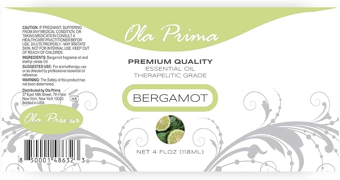 Ola Prima Bergamot Essential Oil - Image 2