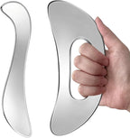 Stainless Steel Gua Sha Muscle Scraping Tool, Ergonomic Body Massage Scraper by Unknown
