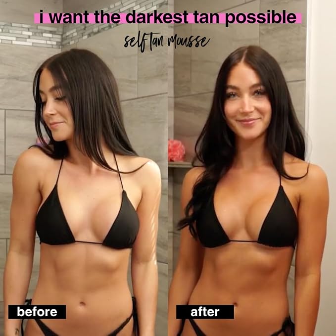 b.tan Ultra Dark Self Tanner Mousse | I Want The Darkest Tan Possible - Image 5
