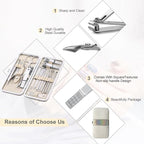Yougai Nail Clippers set for Men and Womens Gift Manicure Set 18 Pieces - Image 5