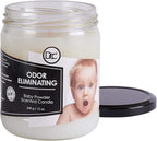 Baby Powder Odor Eliminating Highly Fragranced Candle - Image 2
