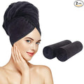 SUNLAND Microfiber Hair Towels Anti Frizz Hair Drying Towel Super Absorbent by SUNLAND