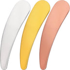 Pndeyo 3pcs Mini Metal Makeup Spatula, Reusable Cosmetic Cream Spatulas Spoon by Pndeyo