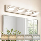 VOLISUN Modern Bathroom Vanity Light Fixtures, 5CCT Dimmable Bathroom Light by VOLISUN