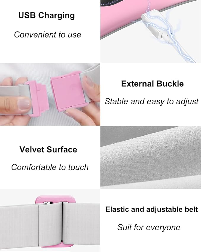Electric Heating Pad, Portable Cordless Menstrual Heating Pad - Image 7