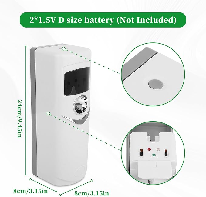 Automatic Air Freshener Dispenser, Wall Mount/Free Standing Commercial Electric - Image 4