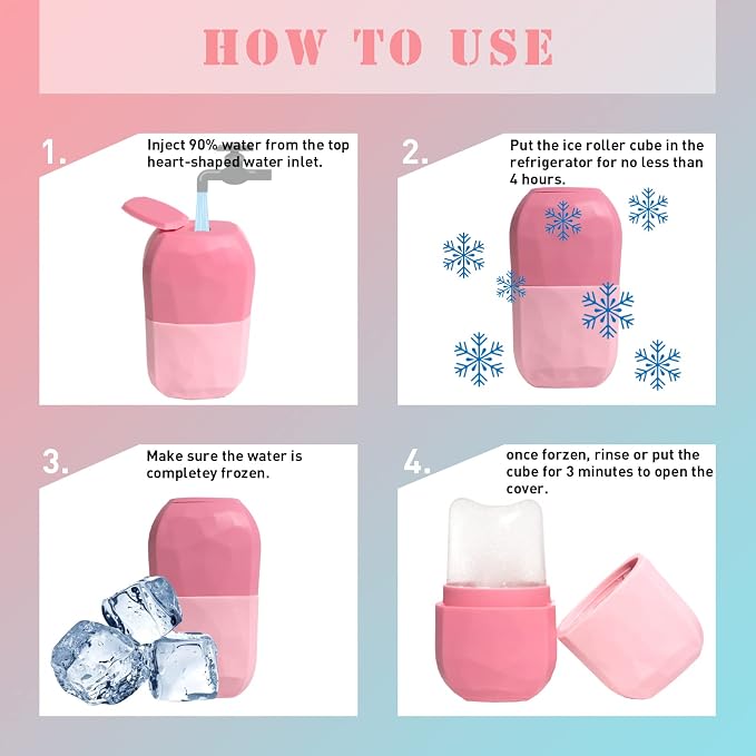 Ice Roller and Gua Sha Set for Face, Eyes and Neck - Image 6