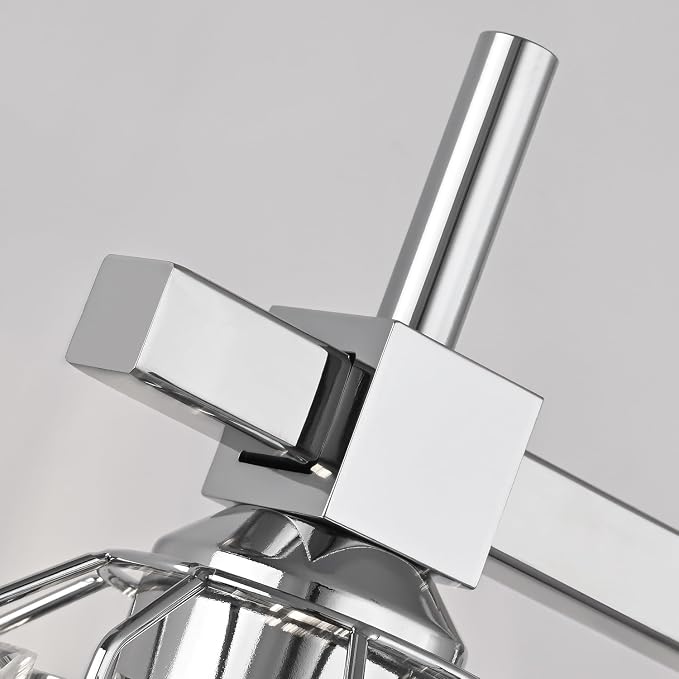 SOLFART Crystal 4 Lights Bathroom Lights Over Mirror Bathroom Lighting Fixtures - Image 7
