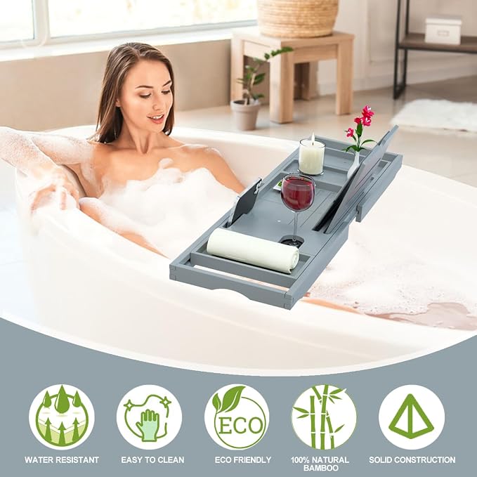 Premium Bathtub Caddy Tray - Image 6