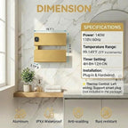 Electric Towel Warmer, Heated Towel Rack - Image 6