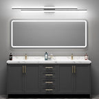 Ralbay 48" Matte Black Vanity Lights 48W Frosted Aluminum Modern LED Black - Image 3