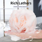 FARMOGA Bath Loofah Sponge Body Scrubber Shower Sponge Exfoliating Mesh Pouf - Image 3