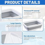 Pool Foot Bath Tray for Swimming Pool, Non- Slip Collapsible Foot Bath for Pool - Image 6