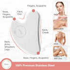 Stainless Steel Gua Sha Facial Tools | Guasha Tool - Image 2