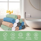 UNIMADE Washcloths Bulk 100 Pack Face Towels, Highly Soft Wash Cloths and Hand - Image 4