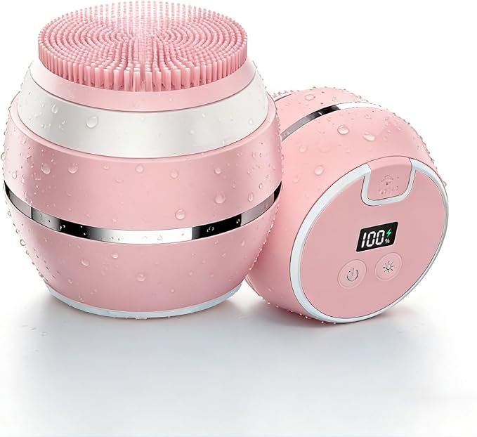 Electric Face Scrubber & Silicone Facial Cleansing Brush by Unknown