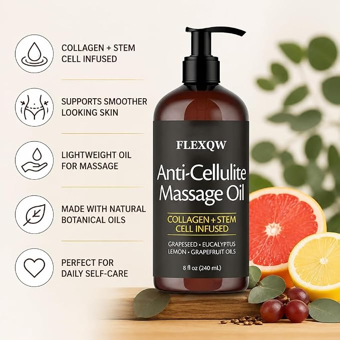 Anti-CelluliteMassage Oil Relieve Muscle Pain, and Improve the Appearance of - Image 6