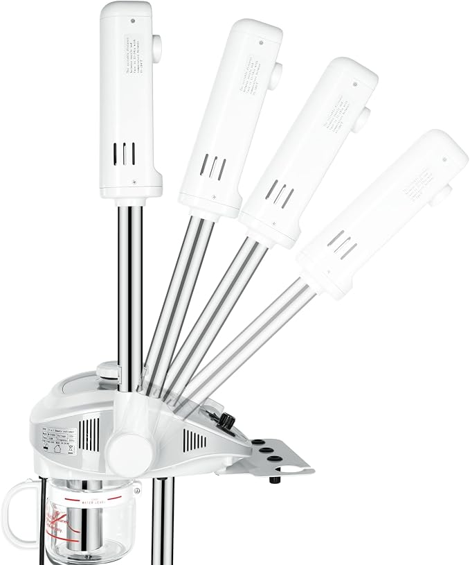 Funnylife 3 in 1 Aromatherapy Facial Steamer, 5X Magnifying LED Lamp, High - Image 2