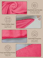 Microfiber Hair Towel Turban 3 Pack | Super Absorbent Quick Drying Hair Wrap - Image 3