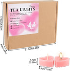 50-Pack Pink Heart Tea Wax - Image 7