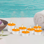 100 Pack Scented Tealight Candles 4 Hours, Winter Orange Aromatherapy Candles - Image 7