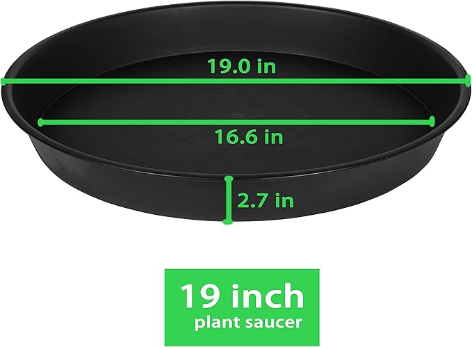 2 Pack of Bird Bath Bowl 18 19 inch, 2.7" Depth, 20 21 22 23 24 25 26 inch - Image 3