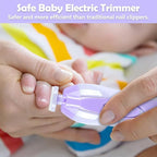 Qunlions life Baby Nail Trimmer Electric, 6 in 1 Baby Nail File Clippers Infant - Image 2