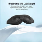 LitBear Sleep Mask for Side Sleeper Women Men, Eye Mask for Sleeping Light - Image 5