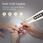 Professional Manicure Pedicure Kit Cordless Electric Nail File Set 6 Speed - Image 5