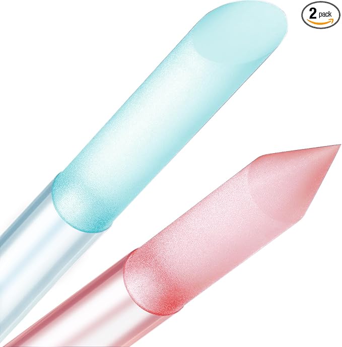 Curvlife 2-Pack Glass Cuticle Pushers by CurvLife