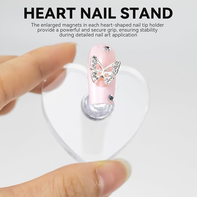 Nail Stands for Press On Nails Painting Display Practice, Powerful Magnetic - Image 3