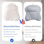Goowin Bath Pillows for Tub, New Generation Skin-Friendly Silicone Bath Pillow - Image 5