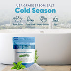 Cold Season Bath Salt 32 Ounces USP Grade Epsom Salt - Image 4