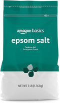 Amazon Basics Epsom Salt Soaking Aid, Eucalyptus Scented, 3 Pound by AmazonBasics