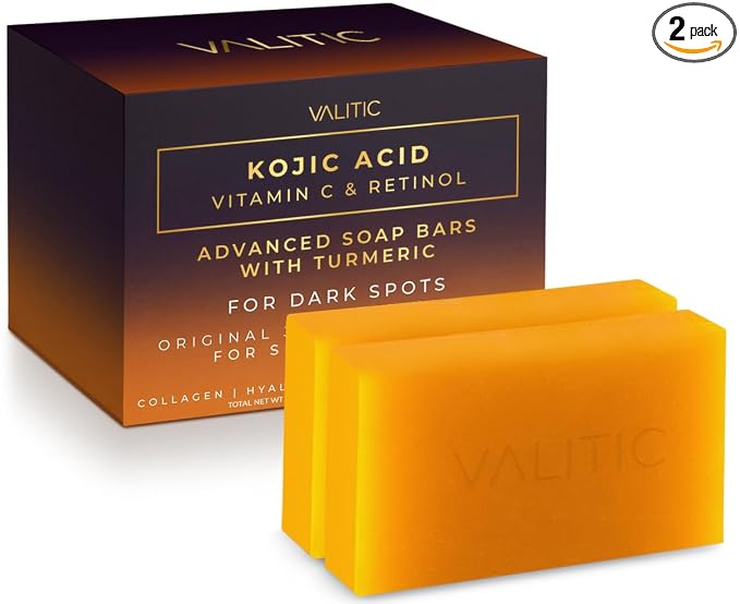 VALITIC Kojic Acid Vitamin C and Retinol Soap Bars by VALITIC