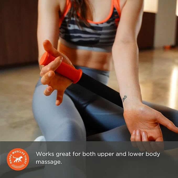 Tiger Tail 18in Massage Stick Portable Roller, Deep Tissue Foam Roller - Image 3