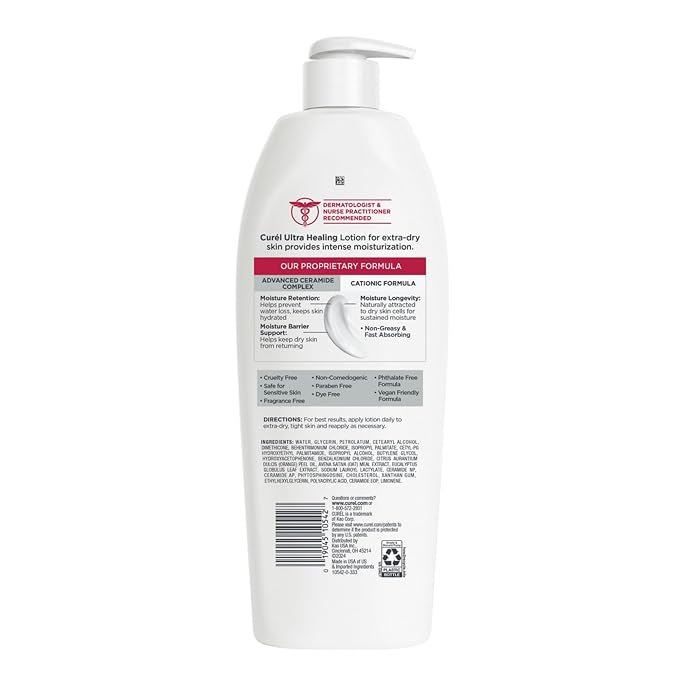 Curel Ultra Healing Intensive Fragrance-Free Lotion - Image 10