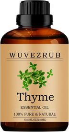 Thyme Essential Oil, 240ML Pure and Natural by WUVEZRUB
