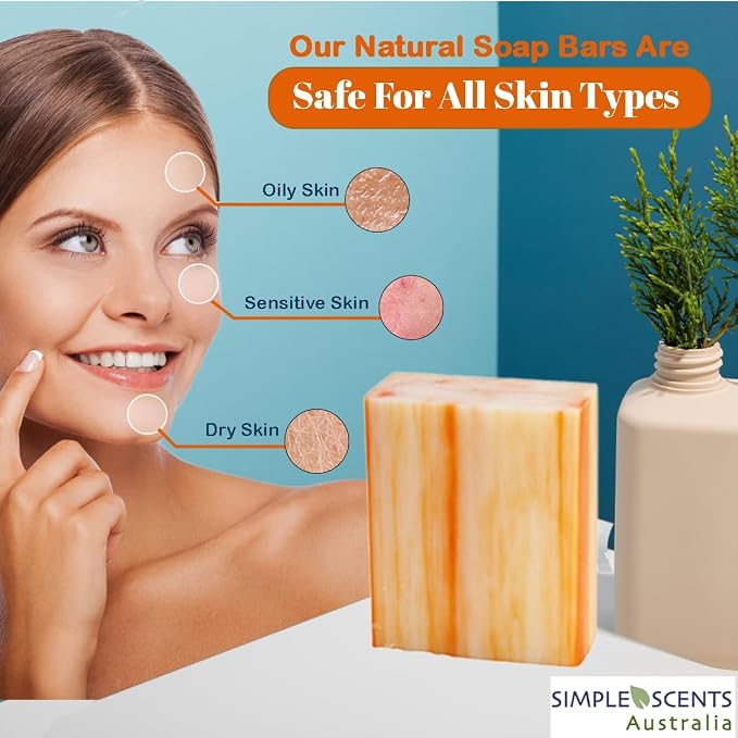 Simple Scents Australia Orange Zest Scented Natural Soap Bars, 3.5oz - Image 6