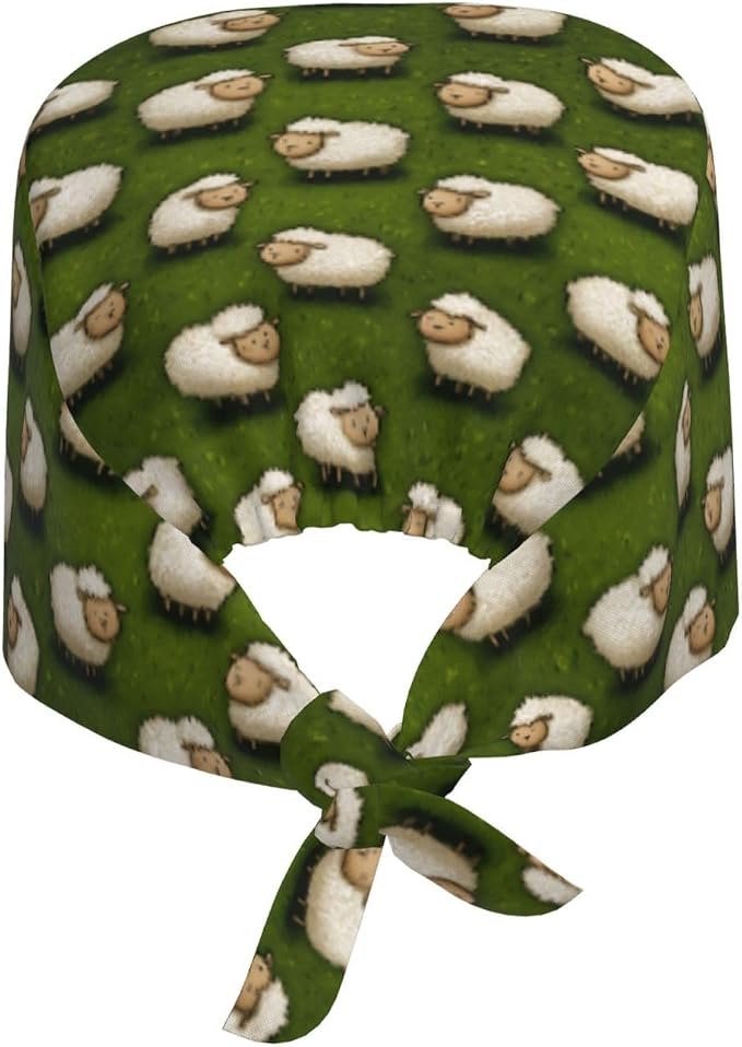 Alligator Ice Cream Working Cap, Scrub Cap - Image 2