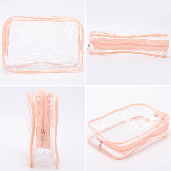 Tbestmax 10 Pcs Clear Cosmetic Bags Small Makeup Bags Portable Waterproof - Image 5