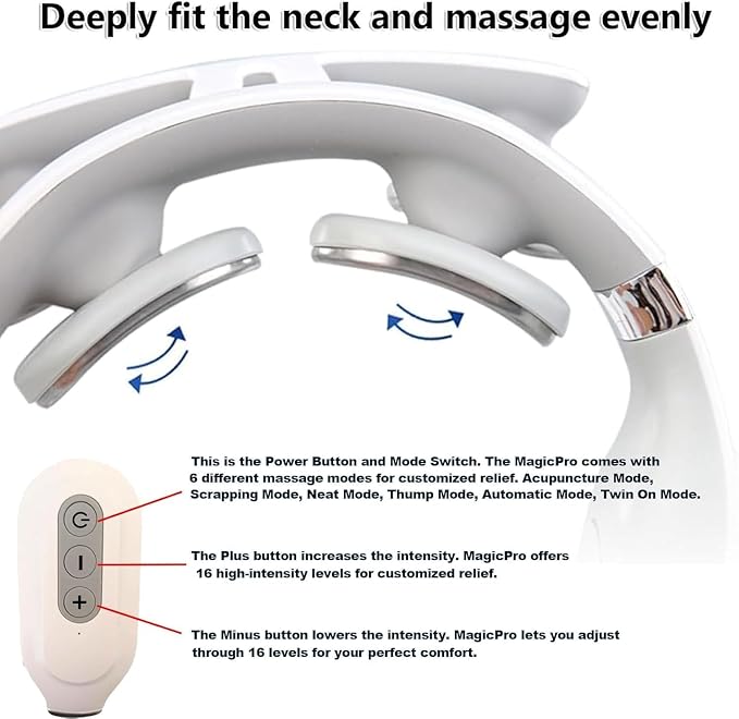Ayland Vitality Magic Pro 2.0 Neck Massager, Portable Neck Relaxation Device - Image 6