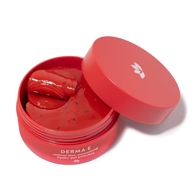 Derma E Retinol + Bakuchiol Under Eye Patches Non-Irritating, Line Smoothing by DERMA-E