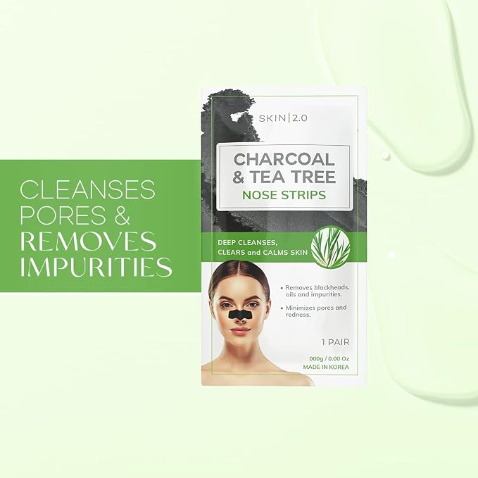 Skin 2.0 Tea Tree & Charcoal Peel-Off Face Mask - Image 2
